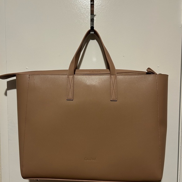 Calpak Taupe Laptop Bag - Picture 5 of 6